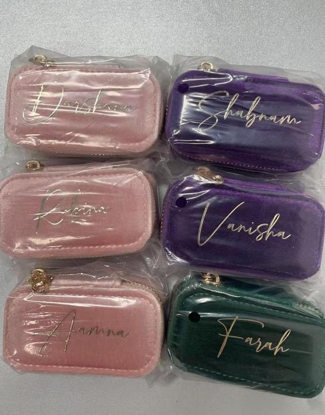 Customized jewellery  pouches
